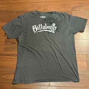 Y2K‎ Billabong Grunge Grey Shirt Size Mens 2XL
